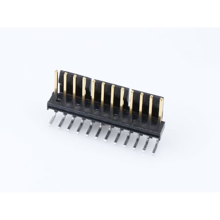Molex Board Connector, 12 Contact(S), 1 Row(S), Male, Right Angle, 0.156 Inch Pitch, Solder Terminal,  1718141012